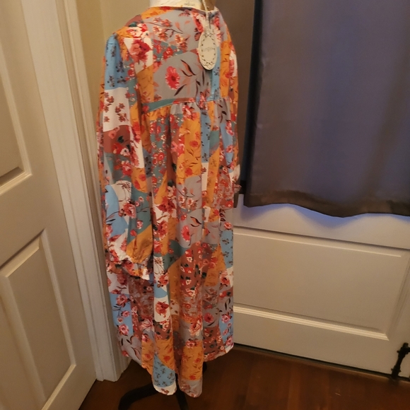 Umgee Dress Floral Pattern Size 2X - Picture 9 of 16